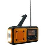 Soundmaster Digital vev-radio. LED-lampa, solpanel o BT