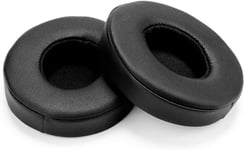 Aiivioll Solo 2 Wired Replacement Earpads Protein Leather & Memory Foam Ear Cushion Pads Compatible with by Dr. Dre Solo2 Wired On-Ear Headphones (NOT FIT Solo 2.0/3.0 Wireless)- Black