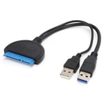 SATA to USB 3.0 Adapter Cable Suppots HDD 2.5 Inch SSD Serial Port Hard Disk Dat