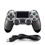 HALASHAO PS4 Controller, wireless game controller for wireless PC/PS4/Steam game controller, playstation 4 games,Gray