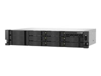 Qnap Ts-H1277axu-Rp - Nas-Server - 12 Fack - Kan Monteras I Rack - Sata 6Gb/S - Raid Raid 0, 1, 5, 6, 10, 50, Jbod, 60 - Ram 16 Gb - 2.5 Gigabit Ethernet / 10 Gigabit Ethernet - Iscsi Support - 2U