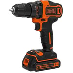 Black & Decker BDCDD186K-QW Coffret de Perceuse-Visseuse 18 V sans Fil avec chargeur/Batterie 1, 5 Ah