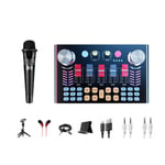 Live Sound Card Kit Podcast Equipment Bundle Excellent Multifunctional For