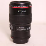 Canon Used EF 100mm f/2.8L IS USM Autofocus Macro Lens