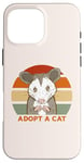 iPhone 16 Pro Max ADOPT A CAT Funny Possum Opossum Street Cats Cute Kitty Meme Case