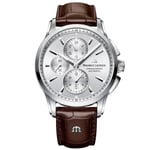 MAURICE LACROIX watch Ben Tao-serien Treögad kronograf Mode Casual Top Lyx läder Watch Relogios Masculinos white