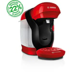 Machine à café multi-boissons - BOSCH - TASSIMO - T11 Style rouge - 1400 W