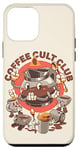 Coque pour iPhone 12 mini Café Culte Club Drôle Café Temps Espresso Boire