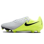 Nike Men's Phantom Gx II Academy Fg/Mg Football Shoe, Metallic Silver/Black/Volt, 10 UK