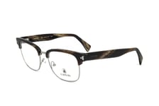 Lunettes de Vue Lanvin LNV2109 206 BROWN HORN 53/19/145 Homme