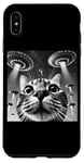 Coque pour iPhone XS Max Cat Selfie with UFO Weird 50s Photo