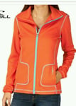 O'neill Womens Paprika Orange Full Zip Fleece Jacket Ladies Xs