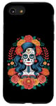 Coque pour iPhone SE (2020) / 7 / 8 La Catrina Souls Day Of Dead Day of Los Muertos Halloween