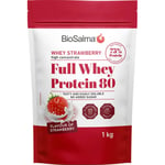 BioSalma Full Whey Protein 80 Strawberry 1000g