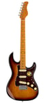 Sire S Series Larry Carlton alder, S-style, 3 tone sunburst