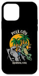 Coque pour iPhone 12 mini Polk City Florida USA Manaté et alligator