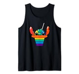 Disney Lilo & Stitch Pride Rainbow Hawaiian Shaved Ice Tank Top