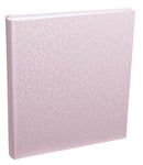 Exacompta - Réf. 16364E - 1 Album photo livre Authentik - 300 photos - 60 pages blanches - format 29 x 32 cm - couverture recouvert de papier enduit couleur rose candy