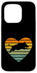 iPhone 15 Pro I Love Wild Boars Retro Heart Hunter Boar Case