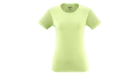 T shirt de trail femme millet intense light jaune