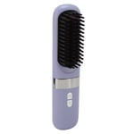 Hair Straightening Brush Cordless 1500mah Battery Curling Straight Dual Use Fast