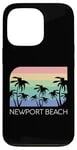 Coque pour iPhone 13 Pro Newport Beach California Surf Vintage Cali SoCal Orange Co