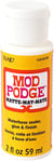 Mod Podge Matte Water Base Sealer/Glue And Finish, White, 2 oz, 3.4 x 3.4 x 10 cm