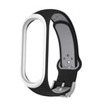 Bracelet de montre intelligent en TPU pour Xiaomi Miband 4 3 Noir Gris