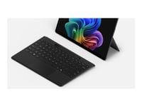 Microsoft Surface Pro Flex Keyboard - Tastatur - Med Styreplate, Akselerometer, Lagrings- Og Ladebakke For Surface Slim Pen 2 - Bakbelysning - Trådløs - Bluetooth Le - Azerty - Fransk - Svart