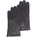 Gants Isotoner  Gants Homme cuir d'agneau et soie Noir