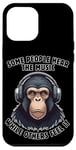 iPhone 12 Pro Max Monkey Headphones Music Lover Design Case