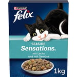 FELIX Seaside Sensations Nourriture sèche pour Chat avec Saumon et légumes 1 x 1 kg