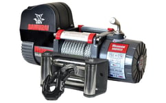 Warrior Winches Samurai 9500 Premium Vinsch - Short Drum, 24V Stålvajer