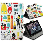 Etui Universel S Motif Za04 Pour Tablette Gulli Kurio Motion 7.0 7 Pouces