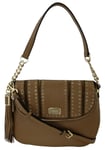 Michael Kors Brown Crossbody Bag Acorn Tan Medium Saddle Shoulder Handbag