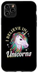 iPhone 11 Pro Max Unicorn rainbow - I believe in unicorns Case