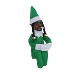 Christmas Elf On The Shelf Elf Handgjord Elf Doll Plysch || Julgransdekorationer Hip Hop Party D