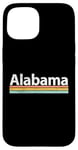 Coque pour iPhone 15 Alabama - AL - Vintage / Worn Design - Classic