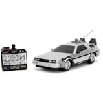 Jada Back to the Future RC Time Machine -radio-ojattava auto, 1:16