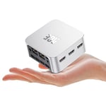 ACEMAGICIAN Ultra Mini PC W11 Pro，Ιntel Celeron N5095 (jusqu'à 2,90 GHz), 8 Go DDR4 256 Go SSD Micro Ordinateur Bureau【Double LAN/Triple HDMI】