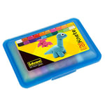 Idena 68125 – Boîte à pâte à Modeler avec 20 Barres de pâte à Modeler colorée, dans Une boîte de Rangement Bleue, Jeu pour Enfants