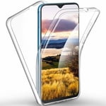 For Samsung Galaxy A20 E Full Body 360 Silicone Clear Gel Case Cover Front Back