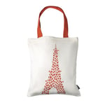 Soledad TOTE BAG - TOUR EIFFEL EN COEUR - PETIT JOUR PARIS - 33 x 37 - COTON