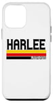 Coque pour iPhone 12 mini Harlee Prénom personnalisé mignon idée vintage femme HARLEE