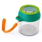 Hape Boîte à Insectes pour Enfants avec Loupe - Pot à Insectes en Plastique d'Origine Végétale, Loupe à Grossissement x 4 - Enfant 5 ans et Plus - Kit de Loisirs Créatifs et d'Exploration Nature Fun, 7.11 x 7.11 x 8.38 cm