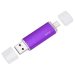 【𝐇𝐚𝐩𝐩𝒚 𝐍𝐞𝒘 𝐘𝐞𝐚𝐫 𝐆𝐢𝐟𝐭】Lightweight and Elegant Flash Drive, purple Mini U Disk, For reading for 98 2000XP PowerBook Macintosh iMAC Linux2.4.x iBook writing(64G)