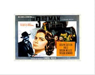 Wee Blue Coo MOVIE FILM THIRD MAN WELLES COTTEN NOIR DRAMA BLACK FRAMED ART PRINT B12X5600