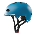 Cratoni C-Mate Casque Vélo Jeunesse Unisexe, Bleu Mat, M