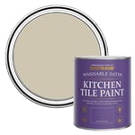 Rust-Oleum Green water resistant Kitchen Tile Paint in Satin Finish - Silver Sage 750ml