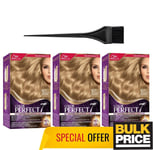 Wella Couleur Parfait Professionnel Cheveux Couleur 8/1 Lumière Ash Blond 3-pack